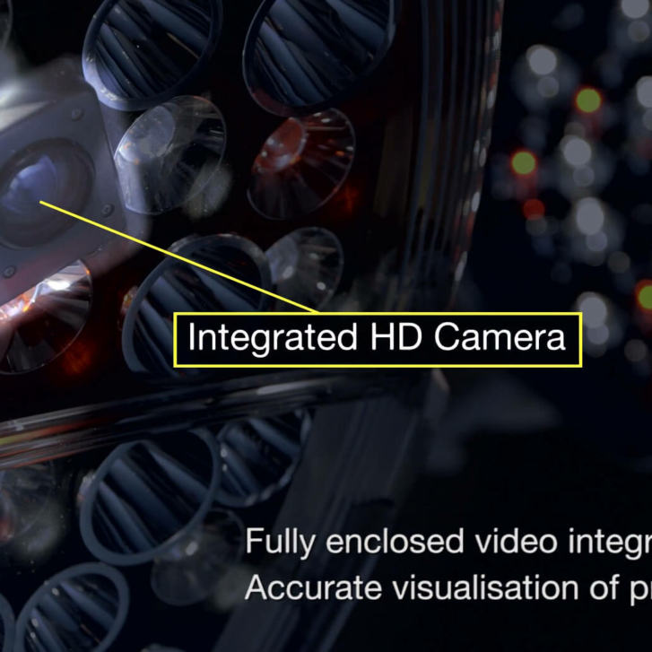 Brandon Medical Quasar eLIte operating light with HD camera inside